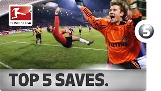 Jens Lehmann  Top 5 Saves [upl. by Anitsirk]