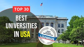 Top 30 Best Universities in USA  US News University Rankings [upl. by Haroppiz904]