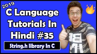 String Functions In C amp stringh Library C Tutorial In Hindi 35 [upl. by Doss]