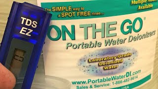 ON THE GO Portable Water Deionizer For Auto Detailing [upl. by Lladnor]