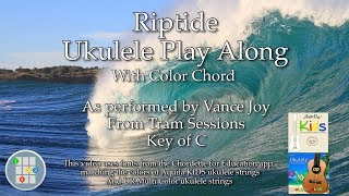 Riptide Acoustic Ukulele Play Along [upl. by Pownall94]