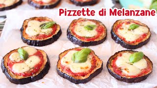 MELANZANE AL FORNO Saporite e Facili  Ricetta Facile  PIZZETTE DI MELANZANE [upl. by Shushan]