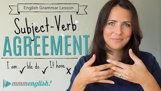 Subject Verb Agreement  English Lesson  Common Grammar Mistakes [upl. by Kittie]