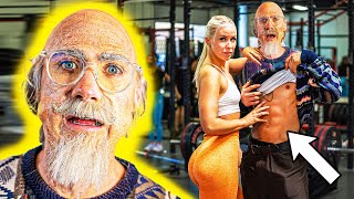 Old Man Weightlifting Prank [upl. by Acissaj582]