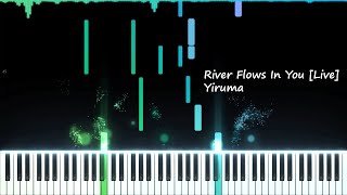 River Flows In You Live Version  Yiruma midi amp sheet [upl. by Torrlow]