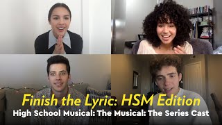 HSMTMTS Cast Play Finish the Lyric HSM Edition  POPSUGAR Pop Quiz [upl. by Ursulina]