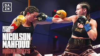 FIGHT HIGHLIGHTS  Skye Nicholson vs Sarah Mahfoud [upl. by Omle]