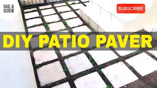 HOW TO INSTALL PATIO PAVERS l DIY Patio Pavers  Ground Cover [upl. by Naraj]