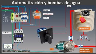 automatización de bomba de agua monofásica [upl. by Euridice]