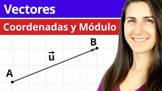 VECTORES en el Plano ↗️ Concepto COORDENADAS y MÓDULO [upl. by Ttemme]