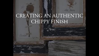 Amy Howard at Home How to Create a Chippy Finish [upl. by Chantal]