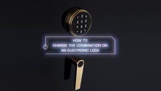 How to Change the Combinationon a Brown Safe Electronic Safe Lock [upl. by Cryan]