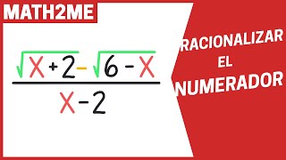 Racionalización del numerador  Ejercicio 1 [upl. by Aik72]