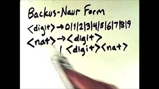 Programming Language Syntax BackusNaur Form BNF [upl. by Ninos]