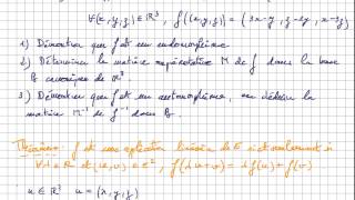 ecs ece endomorphisme 1° partie [upl. by Antoni]