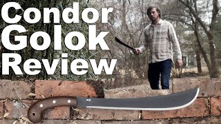 Is the Condor Golok One of the best machetes you can buy Watch this field tested review to know [upl. by Annoif812]