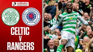 Celtic 10 Rangers  Ntcham Scores in Dominant Display  Ladbrokes Premiership [upl. by Deppy784]