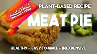 Meat Pie Recipe  Plantbased  vegan [upl. by Ramedlav]