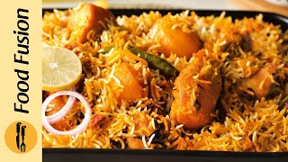 Masala Karachi Biryani Recipe By Food Fusion [upl. by Fording]