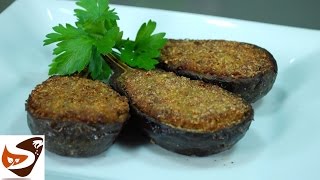 Melanzane ripiene di tonno  antipasti estivi semplici e sfiziosi stuffed eggplant recipe [upl. by Warton]