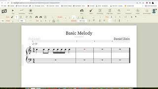 Creating Basic Melodies with Noteflight [upl. by Rosmunda]