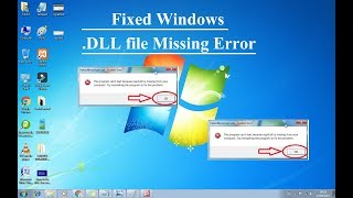 How to Fix All DLL Missing File Error in Windows PC  Windows 7XPVistaService Pack 12 [upl. by Rossing]