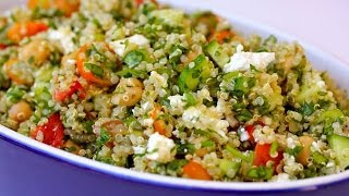 Quinoa Tabouli Salad Recipe  Clean amp Delicious [upl. by Aillij760]