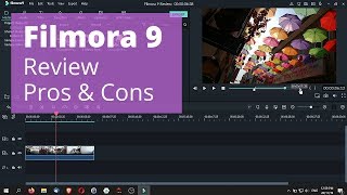 Filmora 9 Review  Pros And Cons [upl. by Niletak]