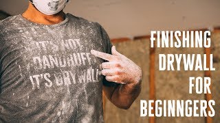 How to Finish Drywall For Beginners  Nestrs [upl. by Attevad]