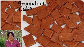 How To Make Groundnut Cake Peanut Brittle for Beginners [upl. by Ttam314]