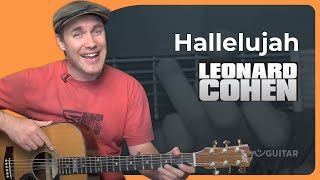 Hallelujah by Leonard Cohen  Easy Guitar Lesson [upl. by Gievlos384]