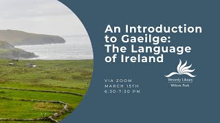 An Introduction to Gaeilge The Language of Ireland [upl. by Aiken]