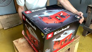 Einhell Mini Table Saw TCTS 210  Unboxing Assembly Test Cuts [upl. by Akelam]