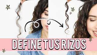 CÓMO DEFINIR MÁS LOS RIZOS 💥 TIPS PARA LOGRAR RIZOS MÁS MARCADOS Y DEFINIDOS [upl. by Annis674]