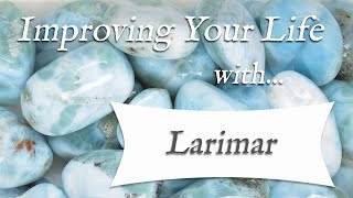 LARIMAR 💎 TOP 4 Crystal Wisdom Benefits of Larimar Crystal  Stone of Spirituality [upl. by Ydroj]