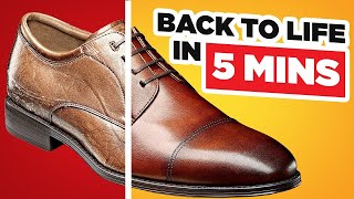 Bring Your Dress Shoes Back To Life  No More Creases amp Scuff Marks [upl. by Bannon]