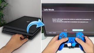 How to REINSTALL PS4 SYSTEM SOFTWARE EASY METHOD FIXES ALL ERRORS [upl. by Damick666]