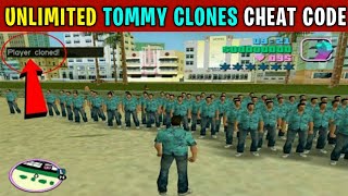 GTA Vice City Tommy Clones Cheat Code  GTA Vice City Player Cloned Cheat Code  SHAKEEL GTA [upl. by Eldrid]