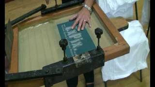 How to silk screen print in 4 minutes [upl. by Kcirreg]