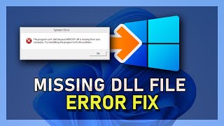 Windows 11  How To Fix Missing DLL Files Error [upl. by Loraine66]