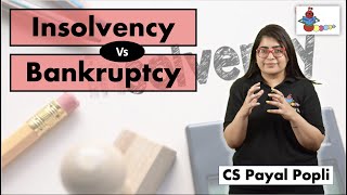 How Insolvency is different from Bankruptcy  Insolvency vs Bankruptcy [upl. by Garland]