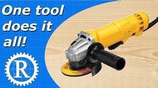 Angle grinder for woodworkers START METALWORKING [upl. by Assilana]