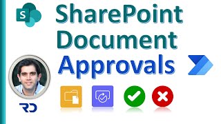 Power Automate Document Approval workflow for SharePoint [upl. by Yadsendew]