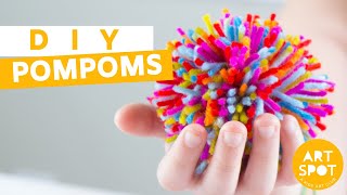 Easy DIY Pompoms for Kids [upl. by Tyne605]