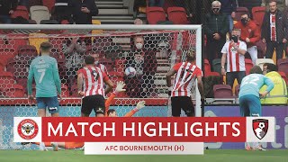 Match Highlights Brentford 3 AFC Bournemouth 1 32 on aggregate [upl. by Lanos]