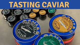 Trying Caviar for First Time How to Eat Caviar [upl. by Nahama]