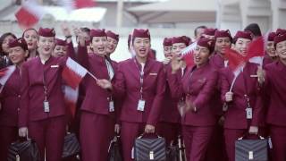 How We Welcome Our New Cabin Crew  Qatar Airways [upl. by Etennaej]