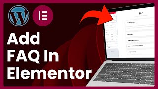 How To Add FAQ In WordPress Elementor easy tutorial [upl. by Madian]