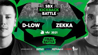 DLOW vs ZEKKA  Final  SBX KICKBACK BATTLE 2021 [upl. by Namien818]