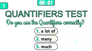 Quantifiers Test – English Grammar Test [upl. by Buttaro]